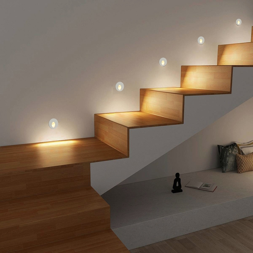 Brilagi - LED Außen-Einbauleuchte STAIRDOT LED/2W/230V weiß IP65 rund