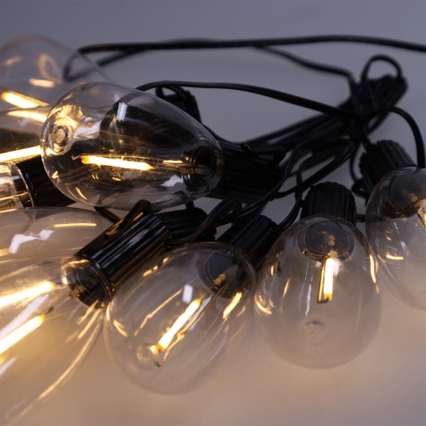 Brilagi - LED-Außen-Lichterkette 10xLED/3xAA 3,2 m IP44 warmweiß