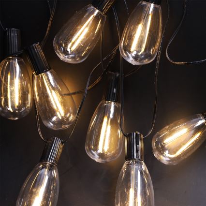 Brilagi - LED-Außen-Lichterkette 10xLED/3xAA 3,2 m IP44 warmweiß