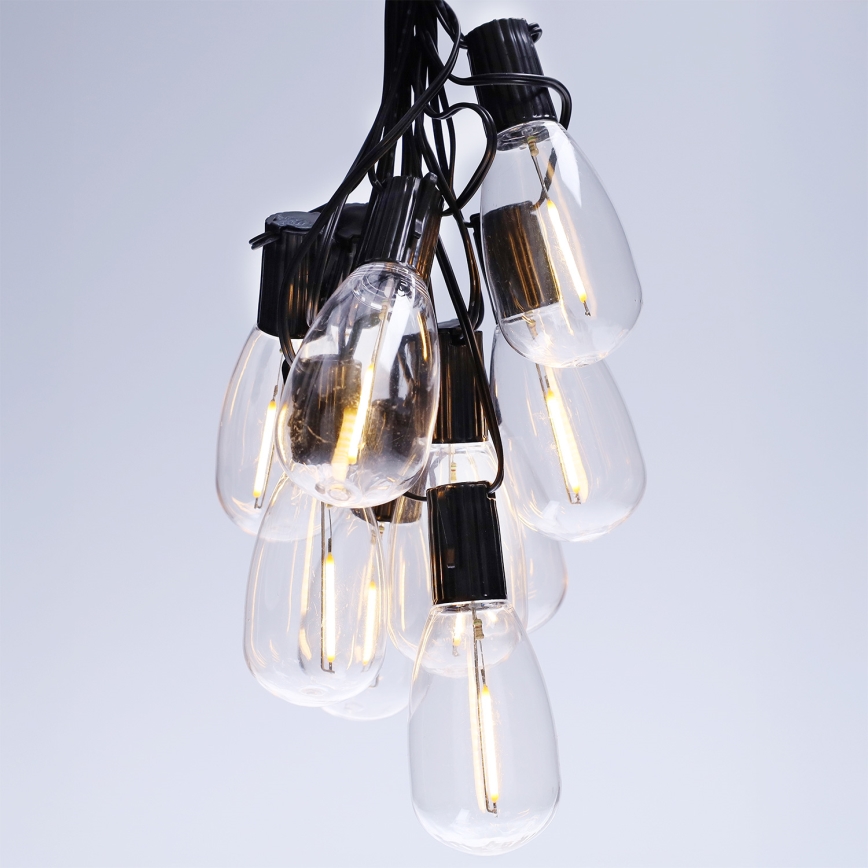 Brilagi - LED-Außen-Lichterkette 10xLED/3xAA 3,2 m IP44 warmweiß