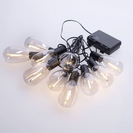 Brilagi - LED-Außen-Lichterkette 10xLED/3xAA 3,2 m IP44 warmweiß