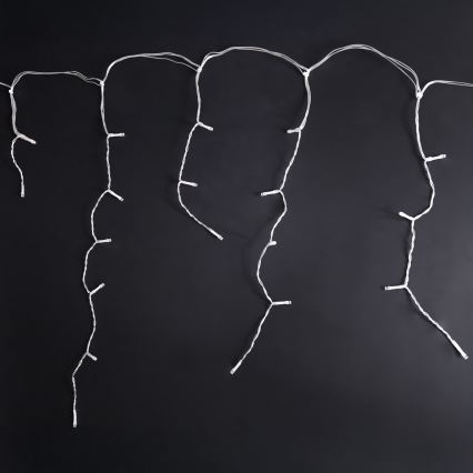 Brilagi - LED Außen-Lichterkette 200xLED/8 Funktionen 13m IP44 kaltweiß Eiszapfen