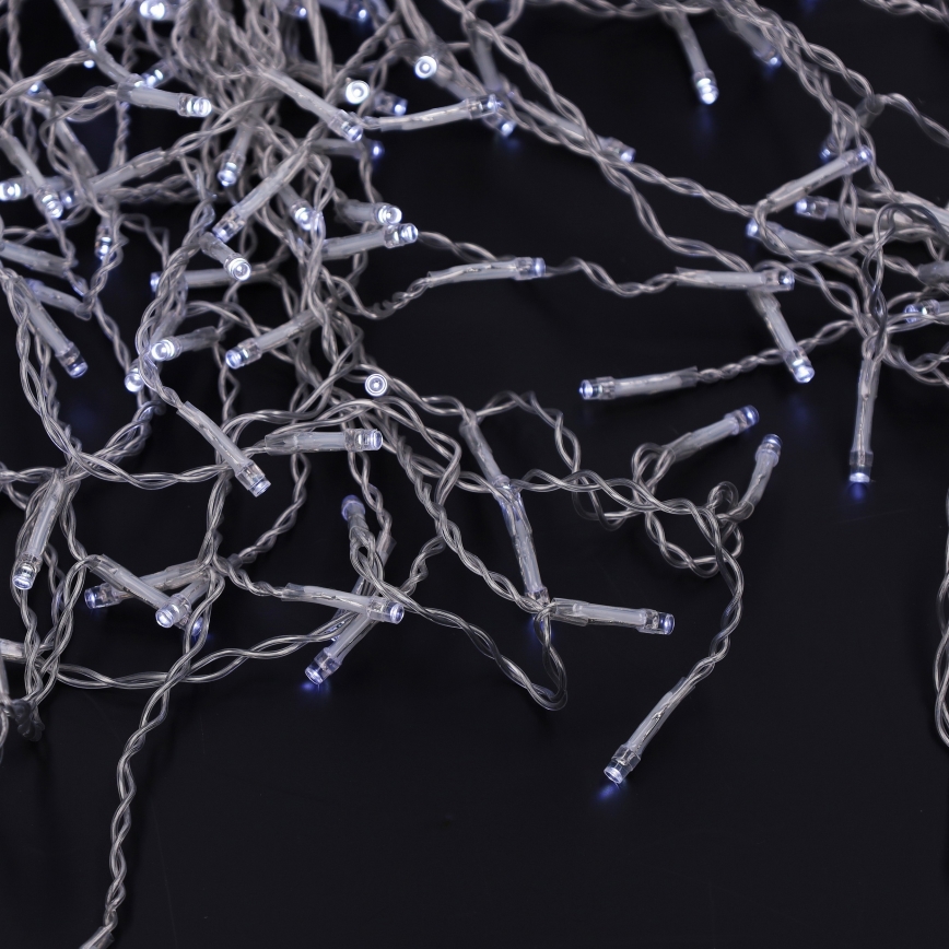 Brilagi - LED Außen-Lichterkette 200xLED/8 Funktionen 13m IP44 kaltweiß Eiszapfen