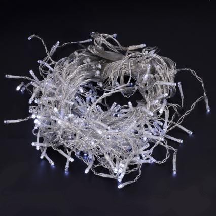 Brilagi - LED Außen-Lichterkette 200xLED/8 Funktionen 13m IP44 kaltweiß Eiszapfen