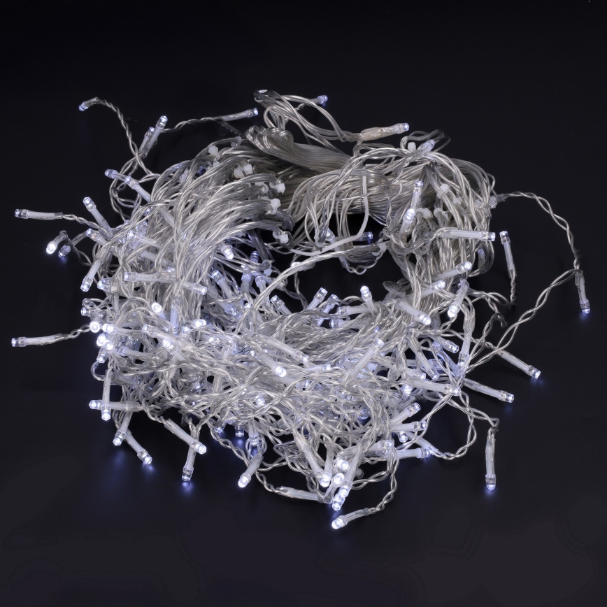 Brilagi - LED Außen-Lichterkette 200xLED/8 Funktionen 13m IP44 kaltweiß Eiszapfen