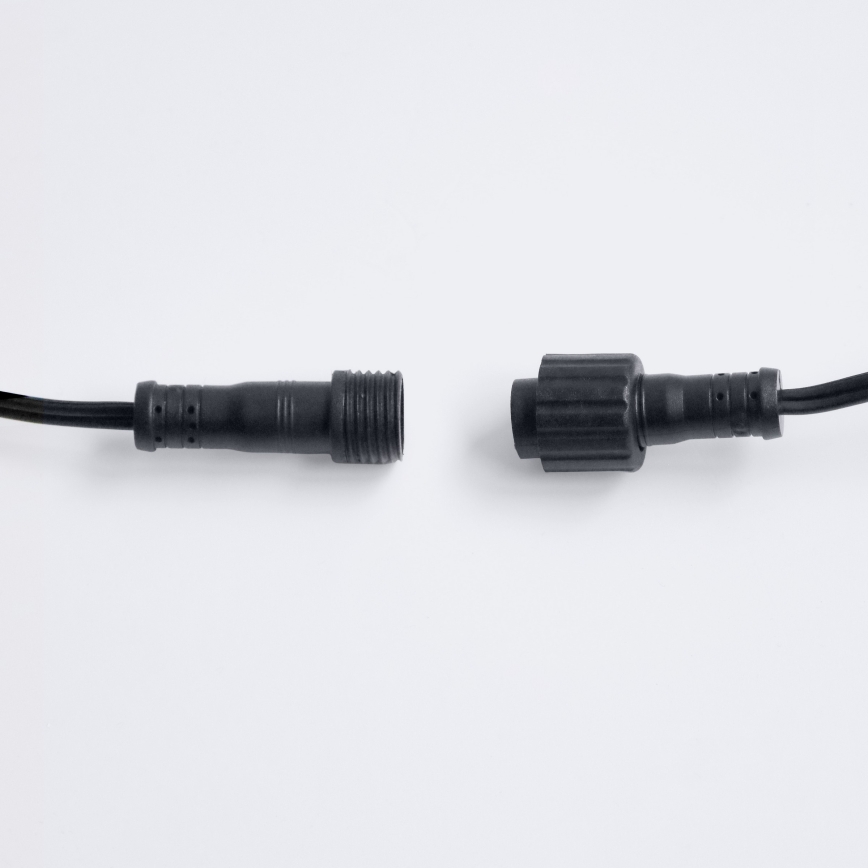 Brilagi - LED-Außen-Lichterkette GIRLANDA 18xE12/0,6W/230V 13m schwarz IP44 warmweiß