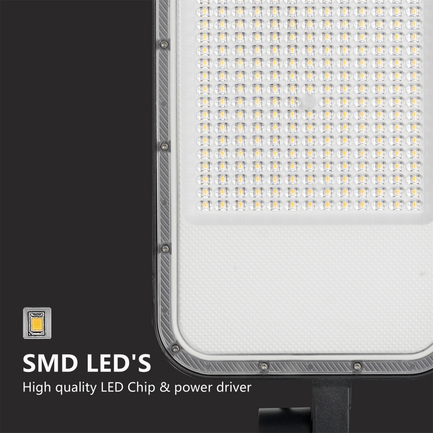 Brilagi - LED-Außen-Straßenleuchte mit 5 m Mast und Gelenk URBANLIGHT LED/200W/230V schwarz IP65