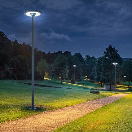 Brilagi - LED-Außen-Straßenleuchte mit 3-m-Mast URBANSPARK LED/120W/230V Anthrazit IP65