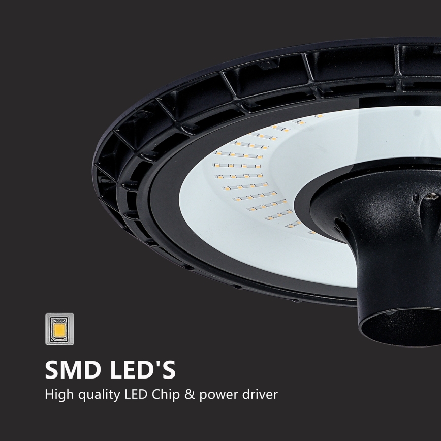 Brilagi - LED-Außenstraßenleuchte mit 3 m Mast URBANSPARK LED/120W/230V schwarz IP65