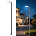 Brilagi - LED-Außen-Straßenleuchte mit 4 m Mast und Gelenk URBANLIGHT LED/200W/230V anthrazit IP65