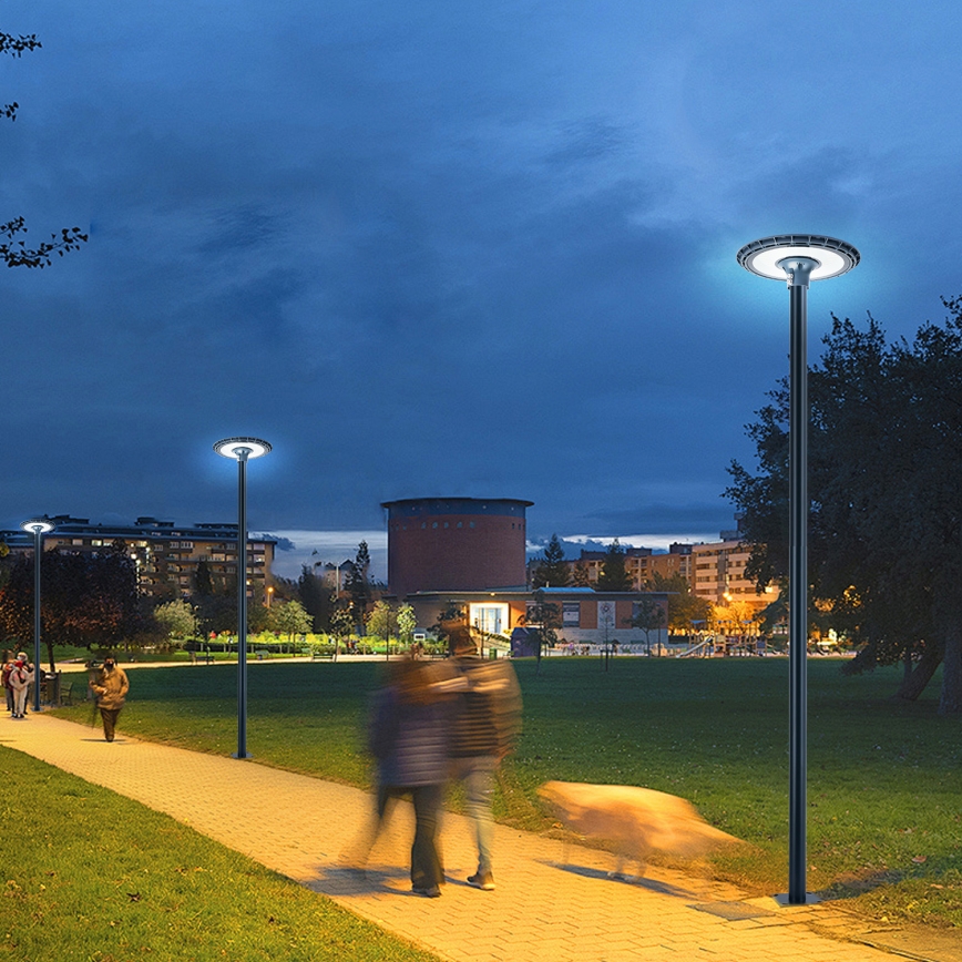 Brilagi - LED-Straßenleuchte für den Außenbereich mit 4 m Mast URBANSPARK LED/120W/230V anthrazit IP65