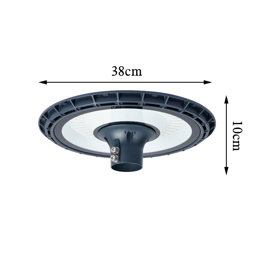 Brilagi - LED-Straßenleuchte für den Außenbereich mit 4 m Mast URBANSPARK LED/120W/230V anthrazit IP65