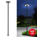 Brilagi - LED-Außen-Straßenleuchte mit 4 m Mast URBANSPARK LED/120W/230V schwarz IP65