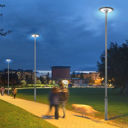 Brilagi - LED-Straßenleuchte für den Außenbereich mit 5 m Mast URBANSPARK LED/120W/230V anthrazit IP65