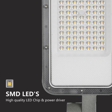 Brilagi - LED-Außen-Straßenleuchte mit Gelenk URBANLIGHT LED/100W/230V grau IP65