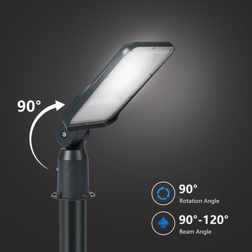 Brilagi - URBANLIGHT LED-Außen-Straßenleuchte, schwenkbar, 50W/230V, Anthrazit, IP65