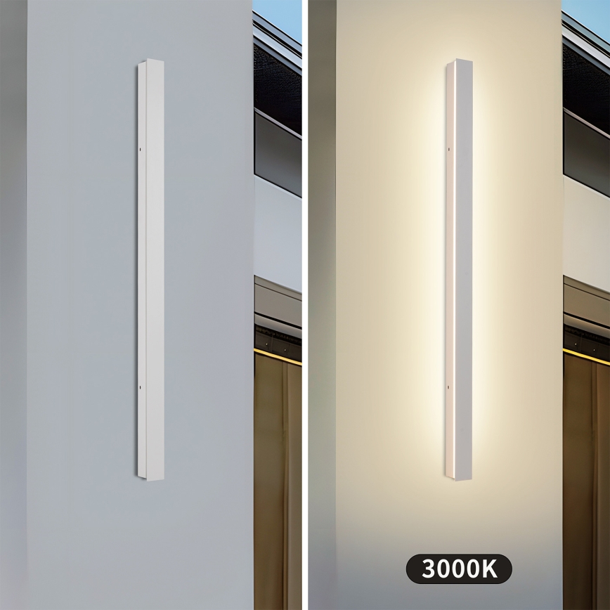 Brilagi - LED-Außenwandleuchte LINEAR LED/22W/230V 3000K IP65 100 cm weiß CRI 90