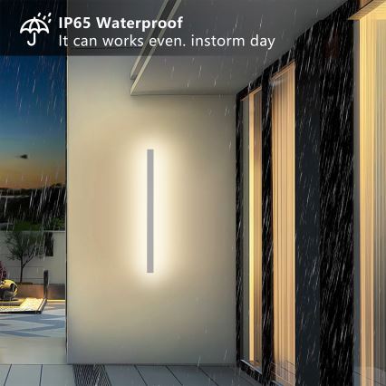 Brilagi - LED-Außenwandleuchte LINEAR LED/22W/230V 3000K IP65 100 cm weiß CRI 90