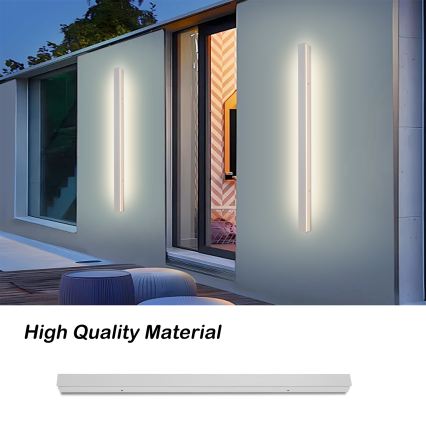 Brilagi - LED-Außenwandleuchte LINEAR LED/22W/230V 3000K IP65 100 cm weiß CRI 90