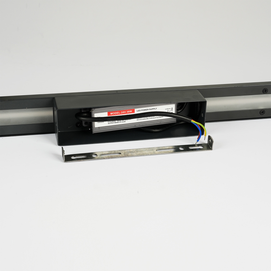 Brilagi - LED-Außenwandleuchte LINEO LED/24W/230V 3000K IP65 100 cm schwarz CRI 90