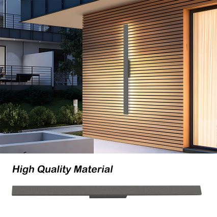 Brilagi - LED-Außenwandleuchte LUNA LED/24W/230V 4000K IP65 100 cm Anthrazit CRI 90