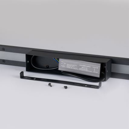 Brilagi - LED Außenwandleuchte LUNA LED/30W/230V 3000K IP65 150 cm schwarz CRI 90