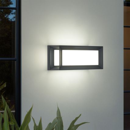 Brilagi - LED-Außenwandleuchte mit Sensor PARKER LED/12W/230V anthrazit IP44