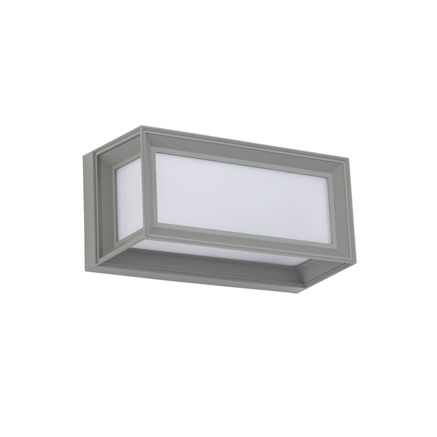 Brilagi - LED-Außenwandleuchte mit Sensor PARKER LED/12W/230V grau IP44