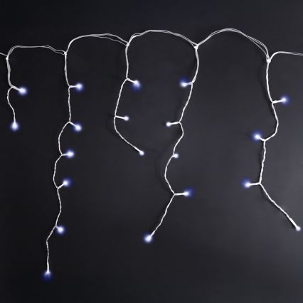 Brilagi - LED-Außen-Weihnachts-Lichterkette 400 LEDs / 8 Funktionen, 23 m, IP44, kaltweiß