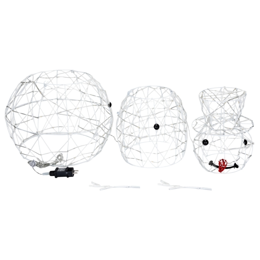 BRILAGI - LED Außen-Weihnachtsdekoration 3,6W/31/230V 6500K 120 cm IP44 Schneemann