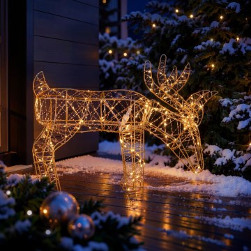 BRILAGI - LED Außen-Weihnachtsdekoration LED/3,3W/230V IP44 56x43 cm Rentier