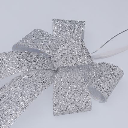 BRILAGI - LED Außen-Weihnachtsdekoration LED/3,3W/230V IP44 silberne Schleife