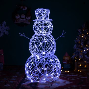 Brilagi - LED-Außen-Weihnachtsdekoration LED/3,6W/31/230V 6500K 90 cm IP44 Schneemann