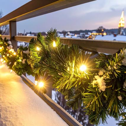 Brilagi - LED-Außen-Weihnachtsgirlande, 112 LEDs, 230 V, 700 cm, IP44