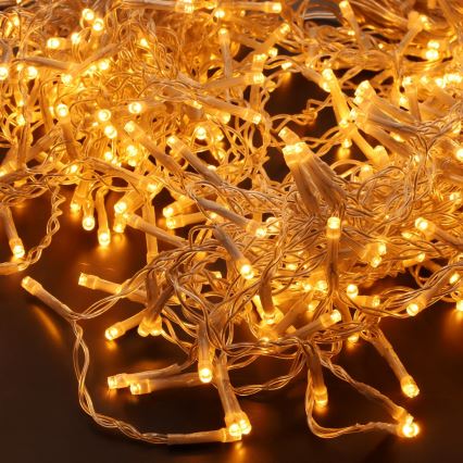 Brilagi - LED-Weihnachts-Lichterkette für den Außenbereich 360 LEDs / 8 Funktionen 14 m IP44 warmweiß Eiszapfen