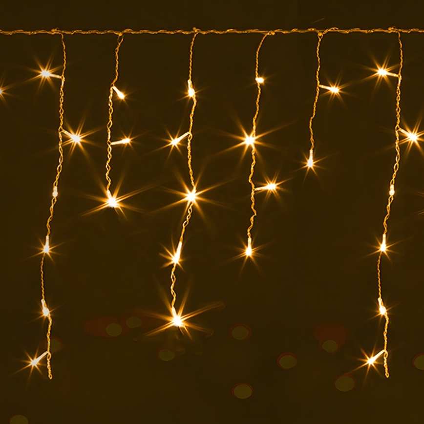 Brilagi - LED-Außen-Weihnachtskette 400xLED/8 Funktionen 23x0,6m IP44 warmweiß