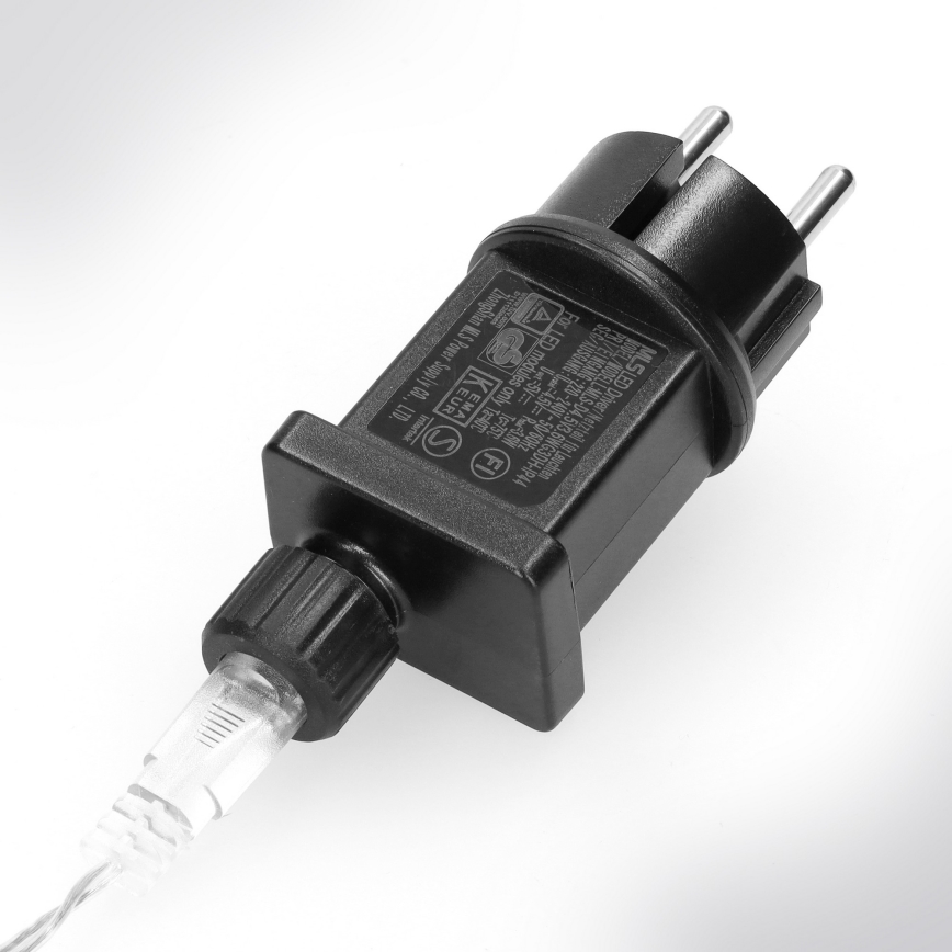 Brilagi - LED-Außen-Weihnachtslichterkette, 150 LEDs, 5 m, IP44, warmweiß, Feuerwerk-Effekt