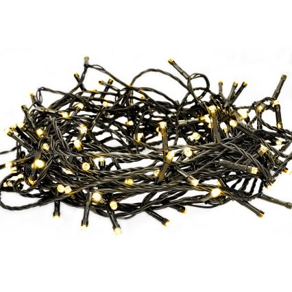 BRILAGI - LED-Außen-Weihnachtslichterkette 200 LEDs/8 Funktionen 23 m IP44 warmweiß