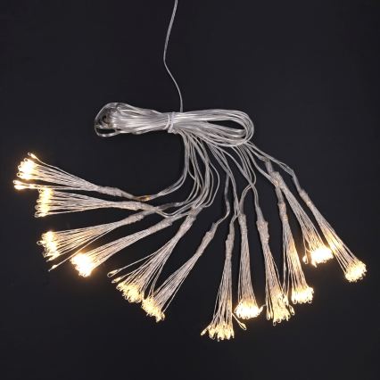 BRILAGI - LED Außen-Weihnachtslichterkette 300xLED 7m IP44 warmweiß Feuerwerk-Effekt
