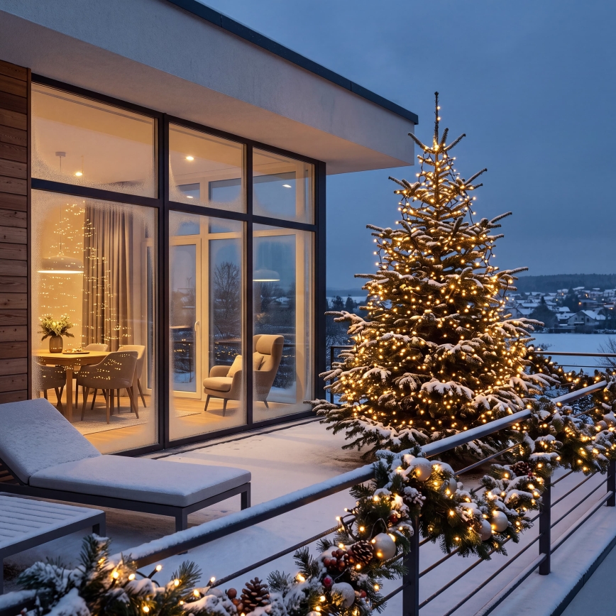 BRILAGI - LED Außen-Weihnachtslichterkette 400xLED 13m IP44 warmweiß