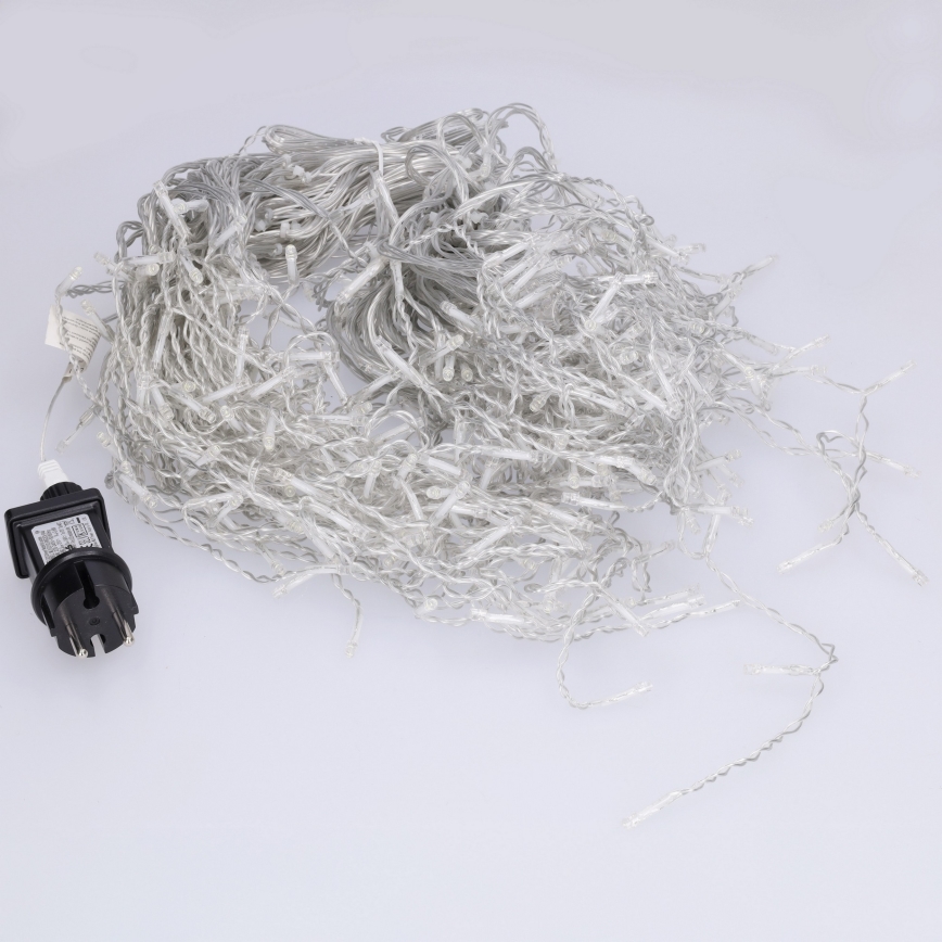 Brilagi - LED Außen-Weihnachtslichterkette 400xLED/8 Funktionen 23m IP44 kaltweiß