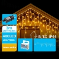 BRILAGI - LED Außen-Weihnachtslichterkette 400xLED/8 Funktionen 23x0,6m IP44 warmweiß