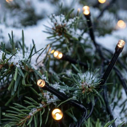 BRILAGI - LED-Außen-Weihnachtslichterkette mit 180 LEDs, 8 m, IP44, warmweiß