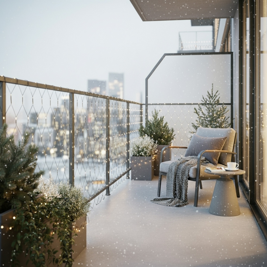 Brilagi - LED-Außen-Weihnachtsvorhang 160xLED 7x2m IP44 warmweiß