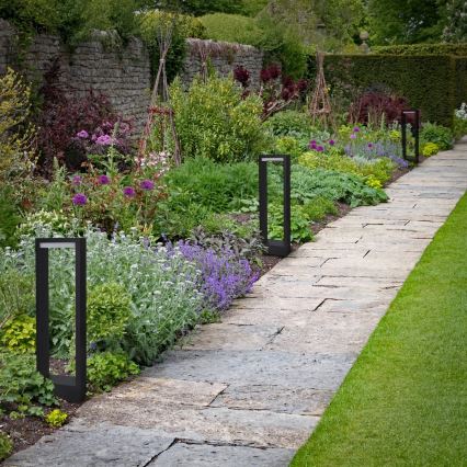 Brilagi - LED Außenleuchte RAGUSA LED/7W/230V 3000/4000/6000K schwarz IP54 50 cm