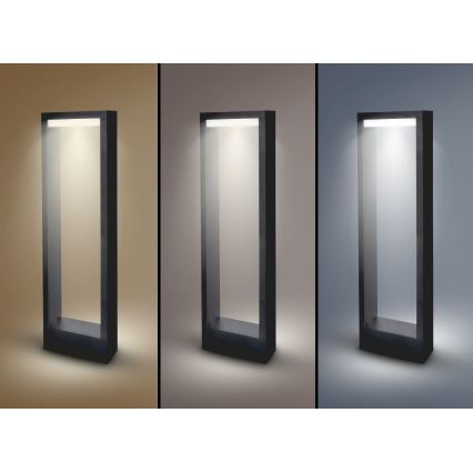 Brilagi - LED Außenleuchte RAGUSA LED/7W/230V 3000/4000/6000K schwarz IP54 50 cm