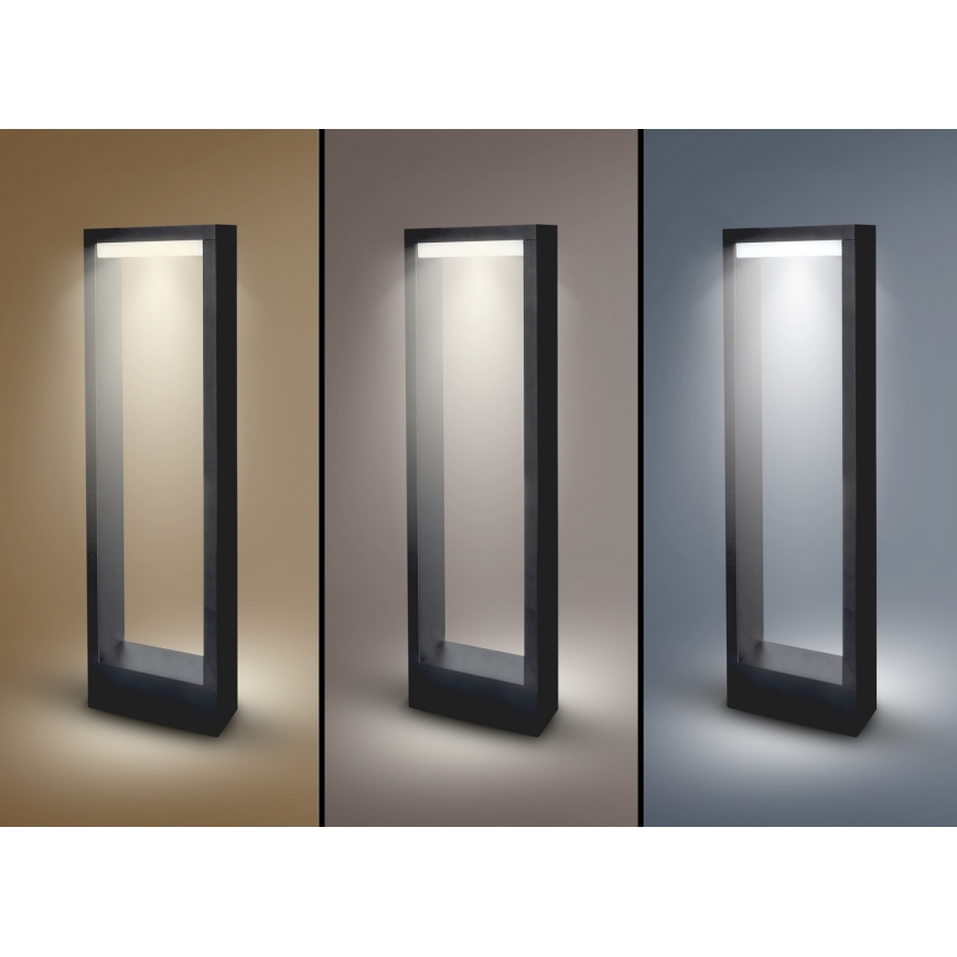 Brilagi - LED Außenleuchte RAGUSA LED/7W/230V 3000/4000/6000K schwarz IP54 50 cm