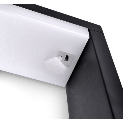 Brilagi - LED Außenleuchte RAGUSA LED/7W/230V 3000/4000/6000K schwarz IP54 50 cm