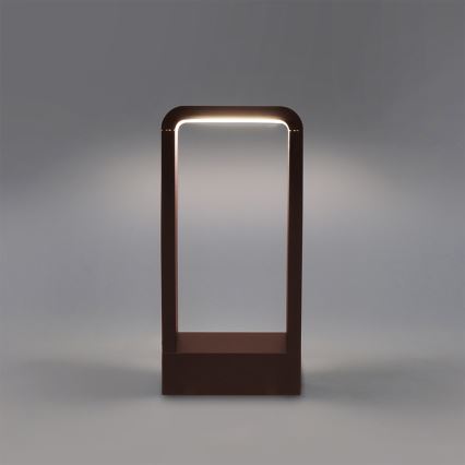 Brilagi - LED-Außenleuchte BARI LED/7W/230V 3000/4000/6000K braun IP54 30 cm