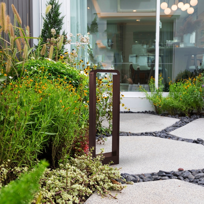 Brilagi - LED Außenleuchte BARI LED/7W/230V 3000/4000/6000K braun IP54 50 cm